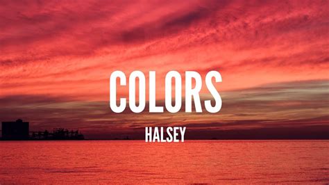 halsey colors lyrics